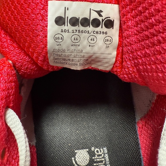 Diadora Mythos Blushield Elite Hip Mens Size 11 Gray Running Shoes Sneakers - Picture 2 of 7